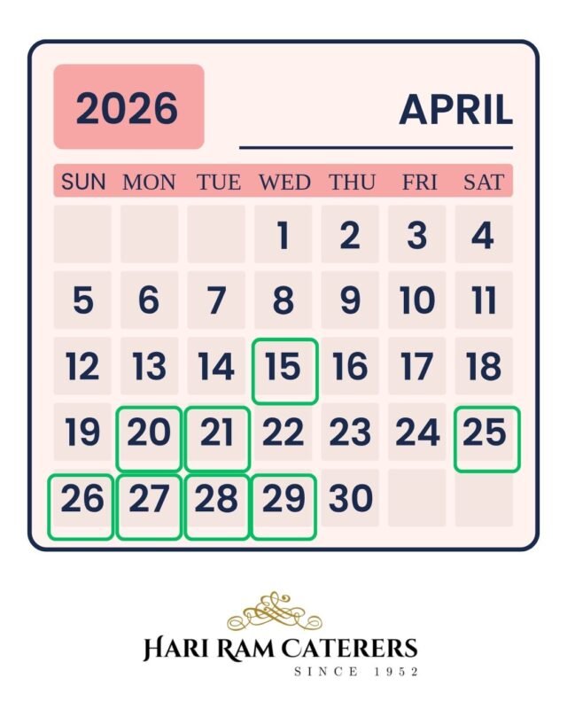 🌸Marriage Dates in April 2026 – Hindu Panchang