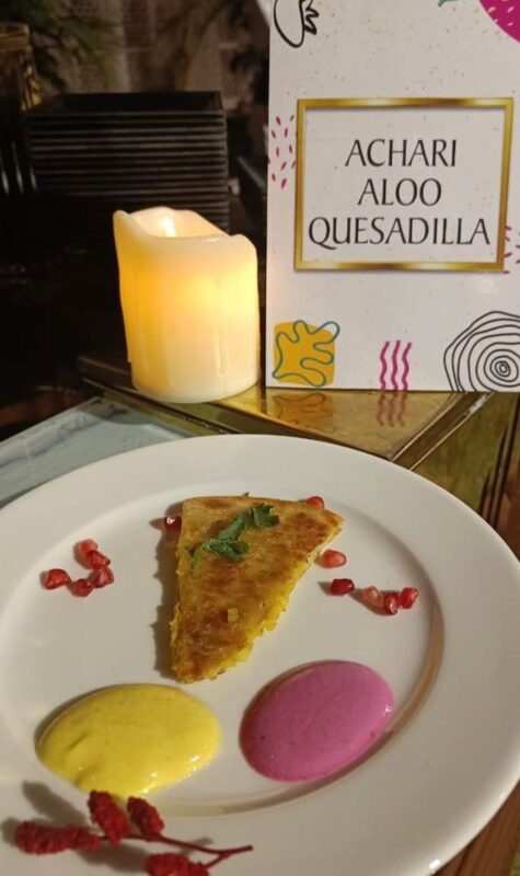 Live Chaat Counter Caterers Khomchaa in Delhi - Achaari Aloo